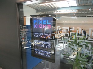 The Pixel Kicks window TV