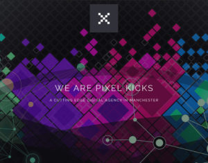 New Pixel Kicks website, November 2014