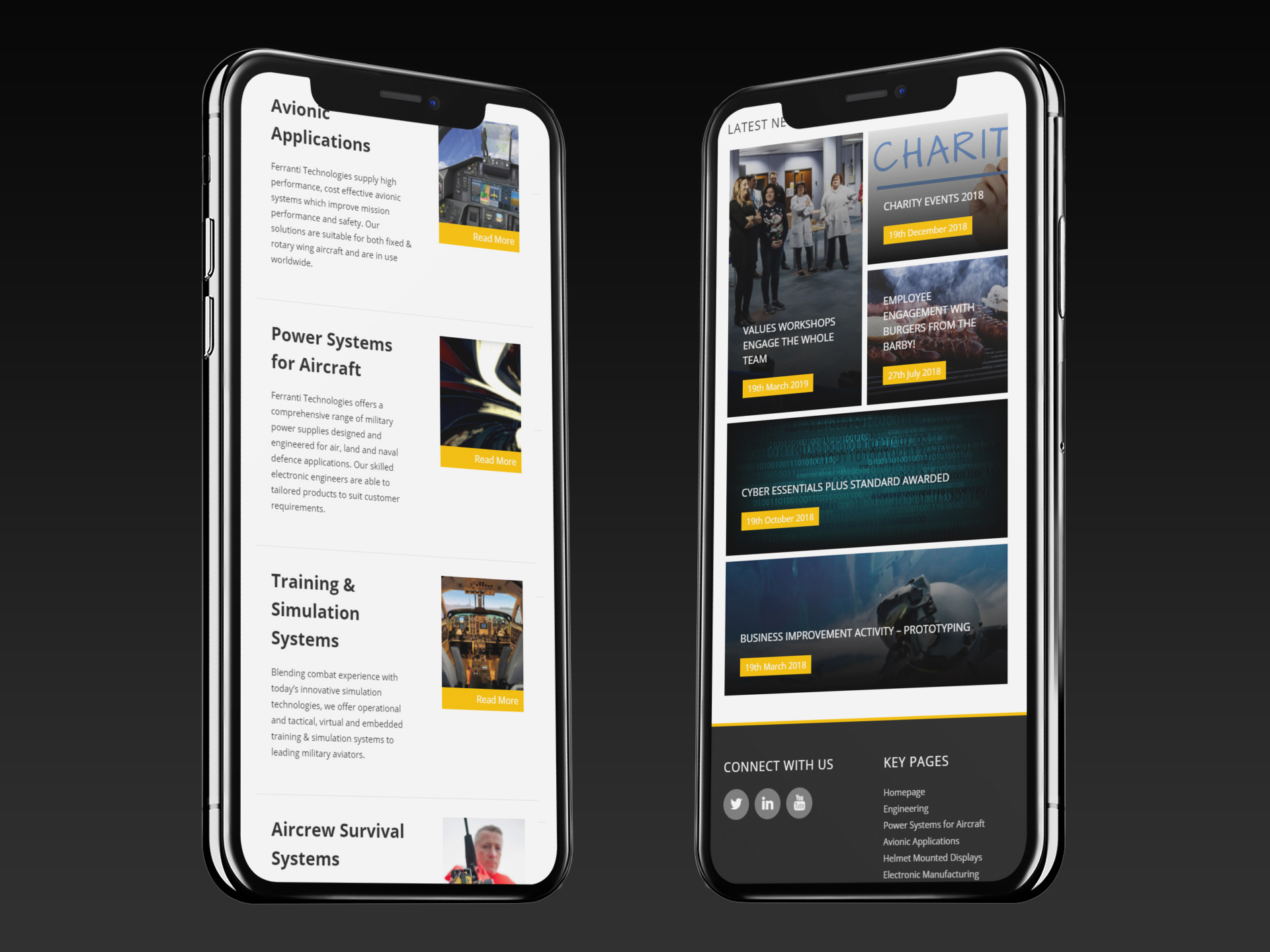 Ferrantie Technologies | Mobile screenshots