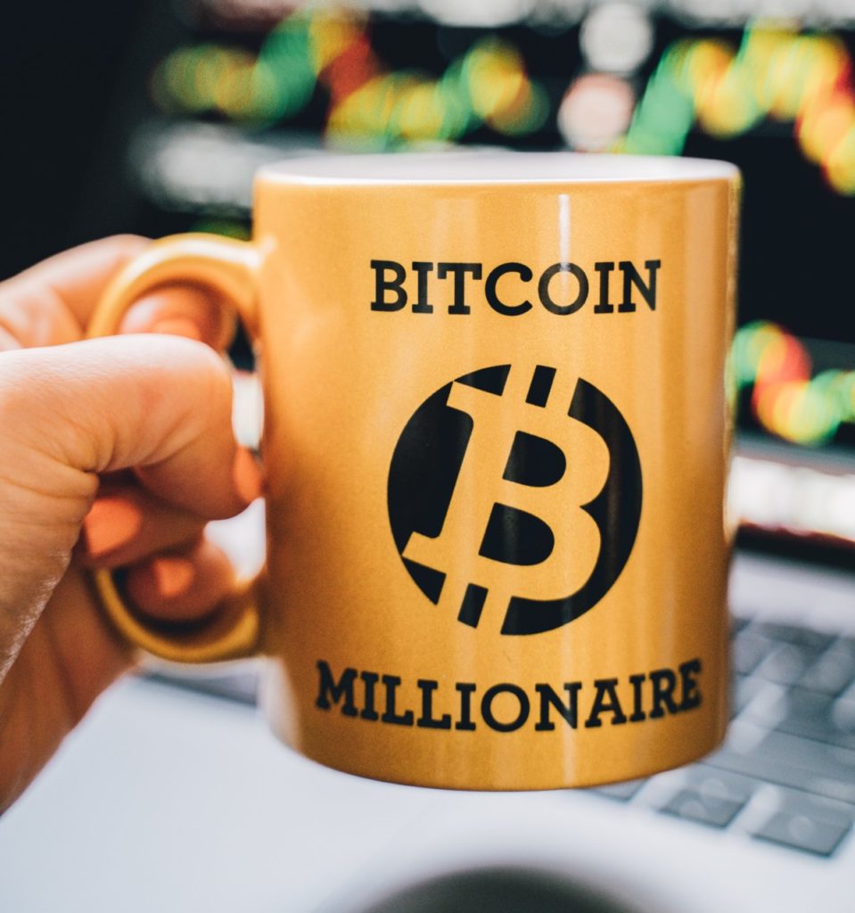 Bitcoin millionaire mug