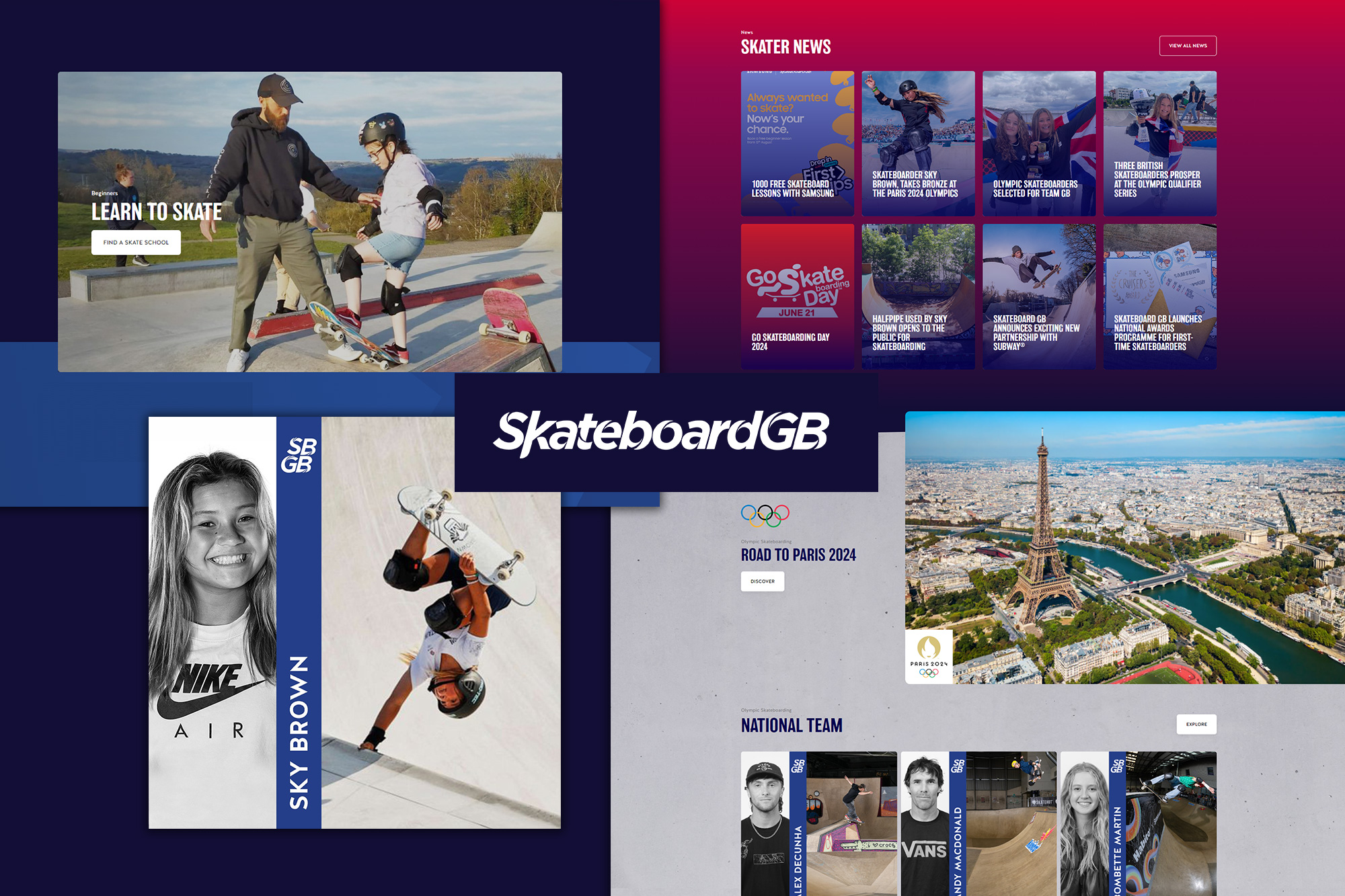 Skateboard GB | Website design by Pixel Kicks