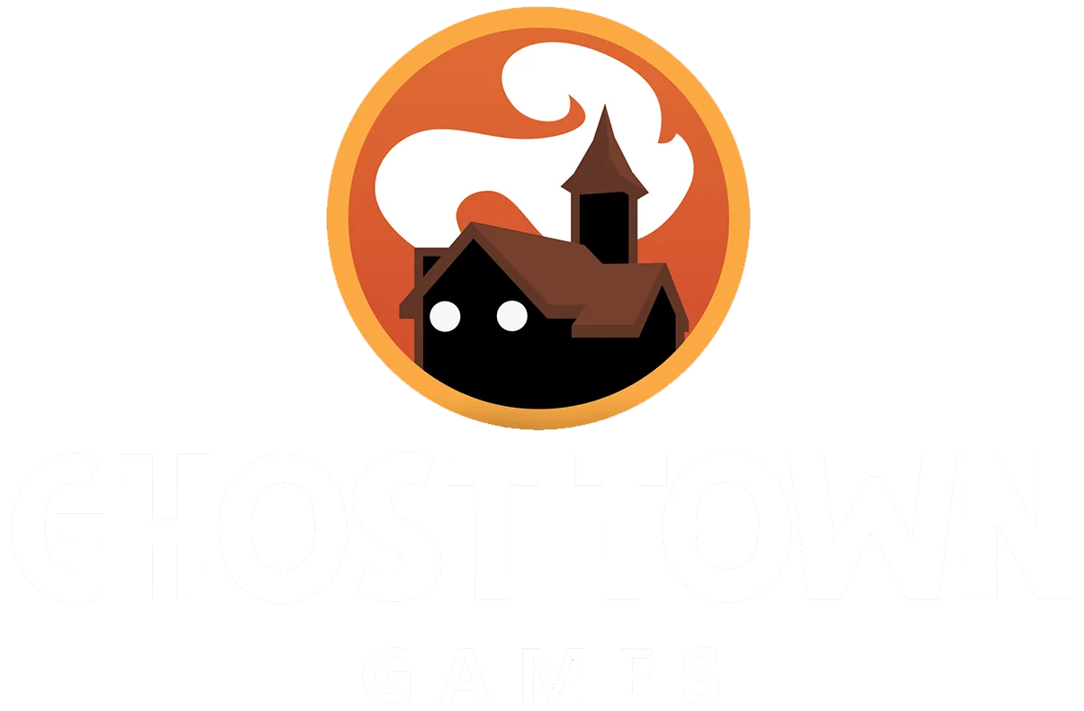 The Ghost Town Games logo.