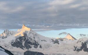 snowy mountains