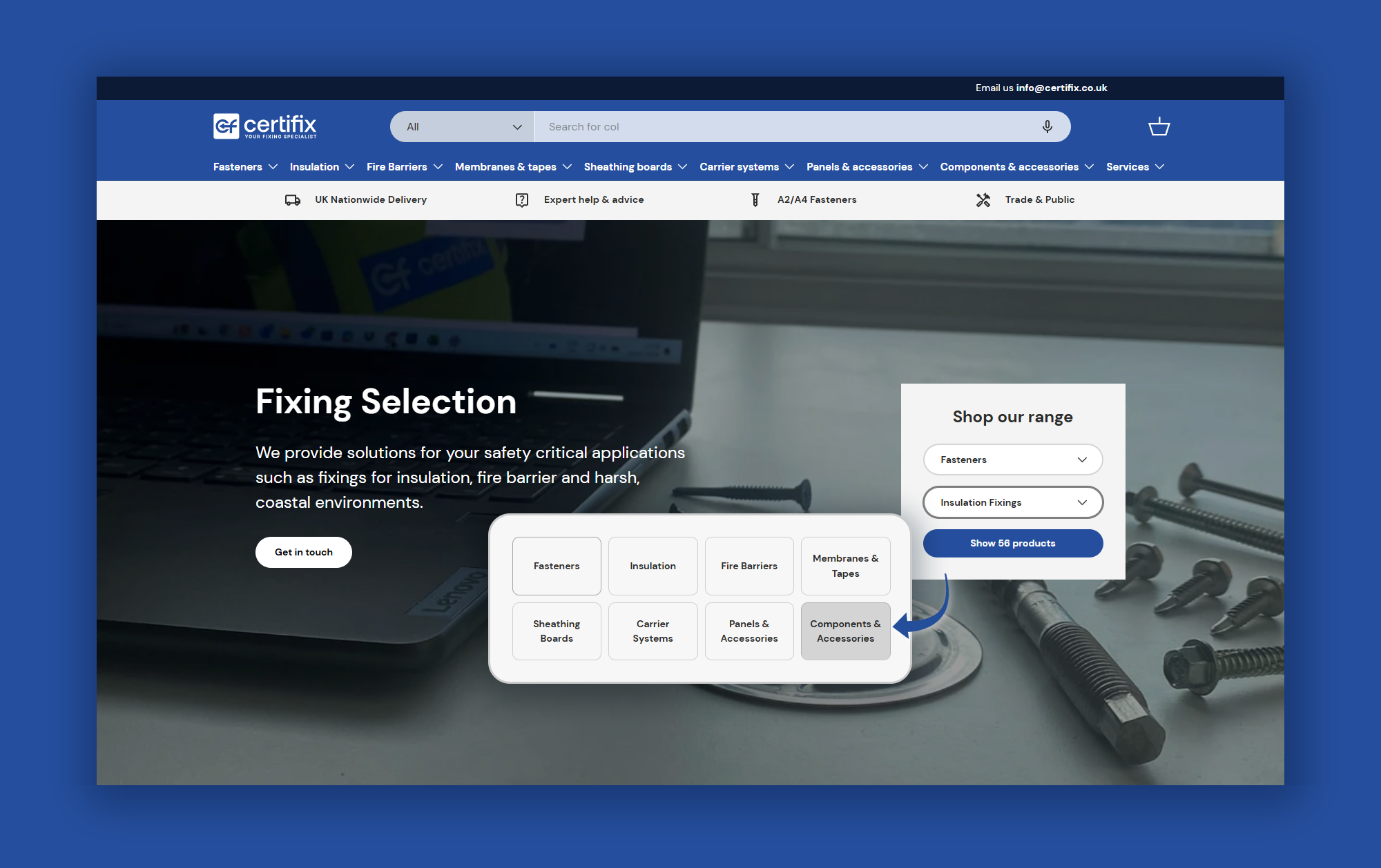 Certifix Fixings & Cladding | Shopify Website